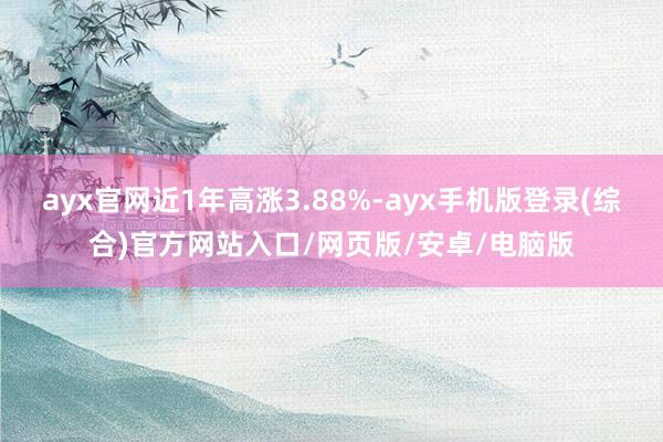 ayx官网近1年高涨3.88%-ayx手机版登录(综合)官方网站入口/网页版/安卓/电脑版