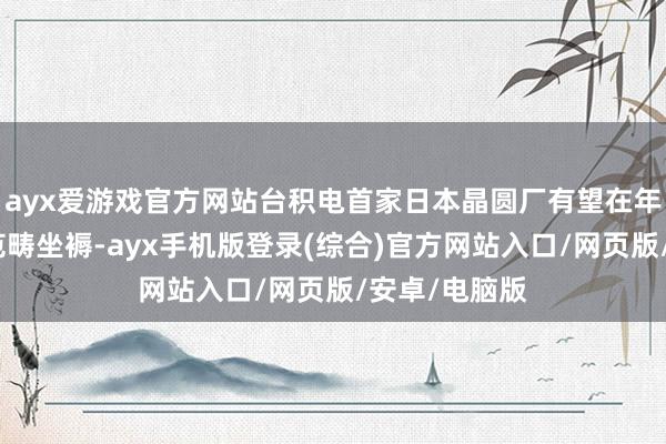 ayx爱游戏官方网站台积电首家日本晶圆厂有望在年底前进行大范畴坐褥-ayx手机版登录(综合)官方网站入口/网页版/安卓/电脑版