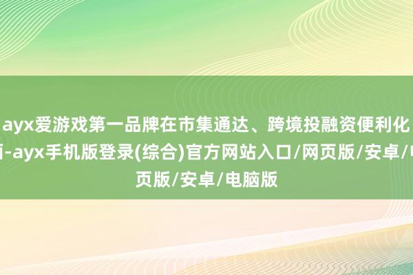 ayx爱游戏第一品牌在市集通达、跨境投融资便利化等方面-ayx手机版登录(综合)官方网站入口/网页版/安卓/电脑版