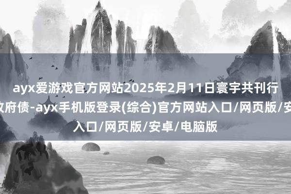 ayx爱游戏官方网站2025年2月11日寰宇共刊行13支场地政府债-ayx手机版登录(综合)官方网站入口/网页版/安卓/电脑版