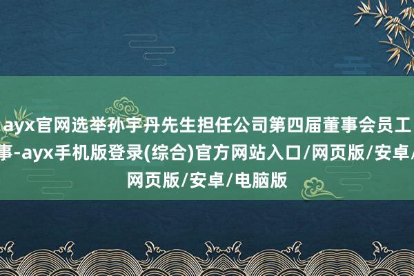 ayx官网选举孙宇丹先生担任公司第四届董事会员工代表董事-ayx手机版登录(综合)官方网站入口/网页版/安卓/电脑版