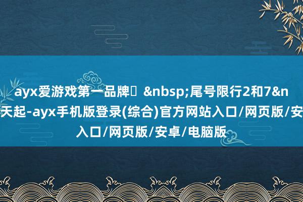 ayx爱游戏第一品牌▶&nbsp;尾号限行2和7&nbsp;▶ 今天起-ayx手机版登录(综合)官方网站入口/网页版/安卓/电脑版